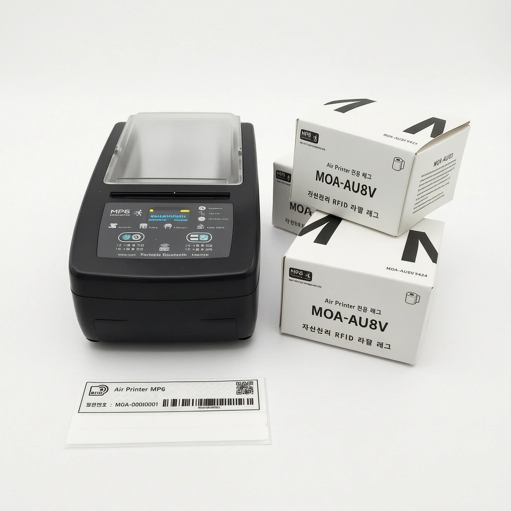 MP6 프린터와 RFID 태그 세트